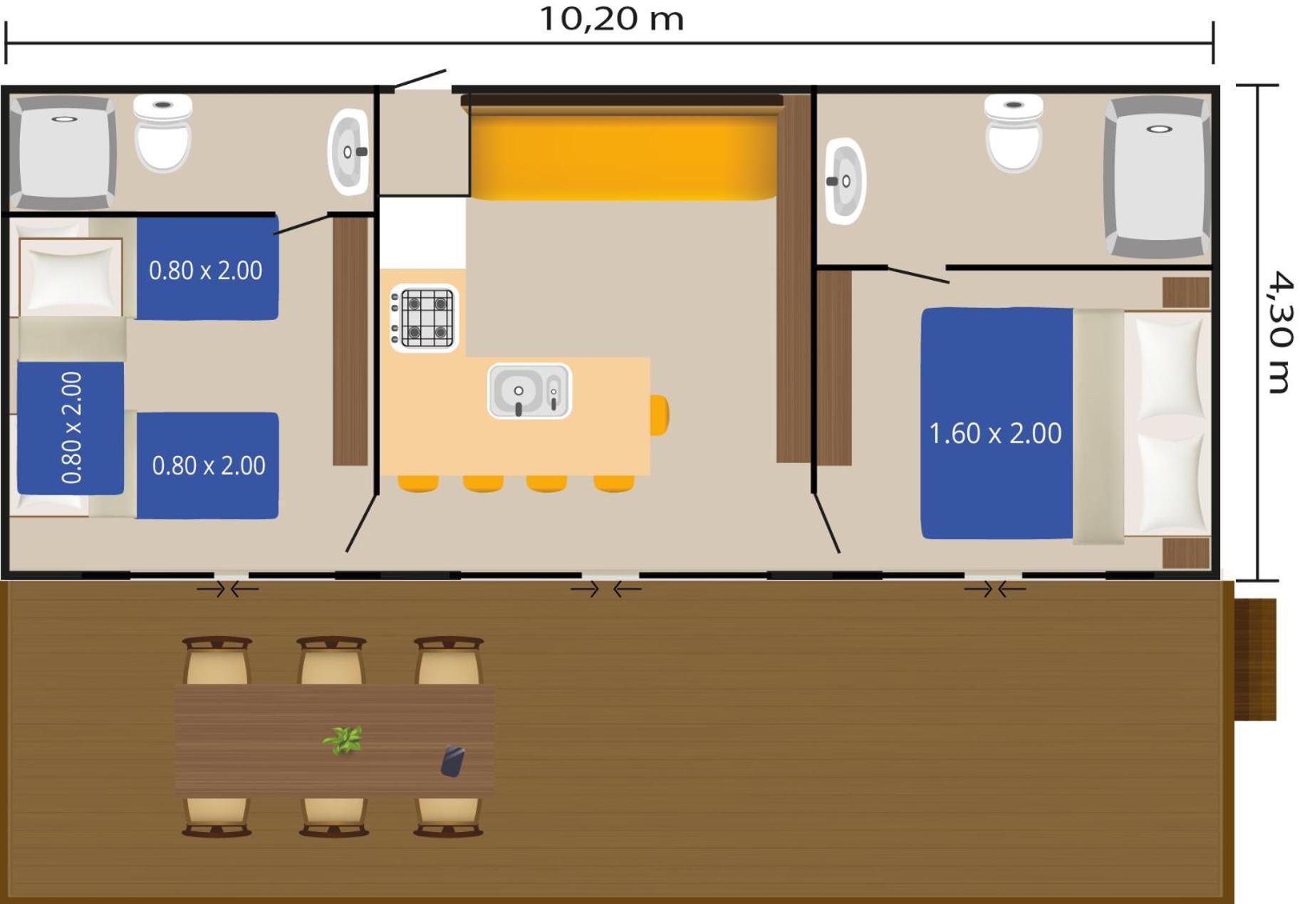 Easyatent Mobile Home Bijela Uvala Mugeba Oda fotoğraf